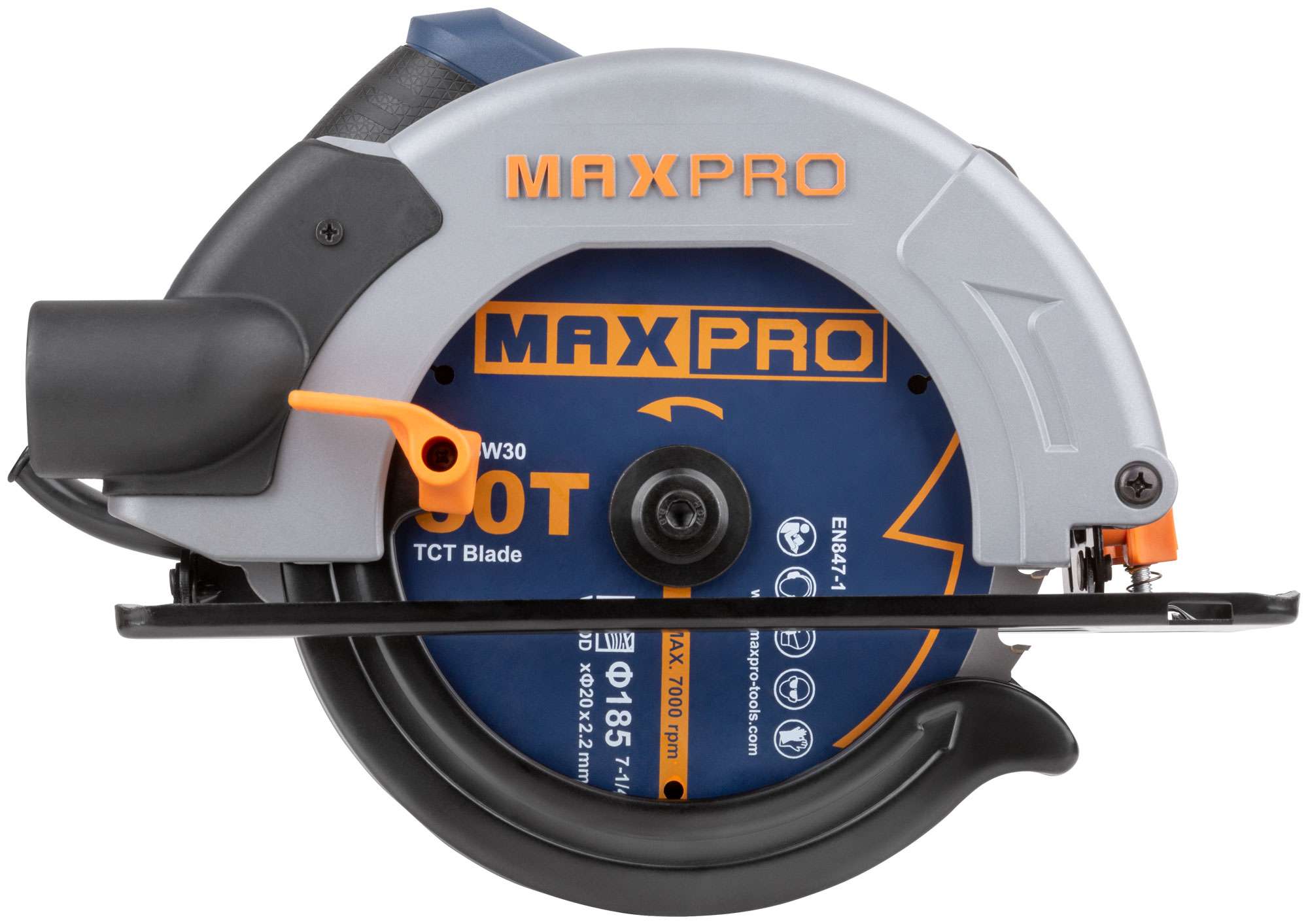 купить MAX-PRO Пила циркулярная 1400 Вт; 185/20 мм; 4700 об/мин; 4,3 кг; коробка