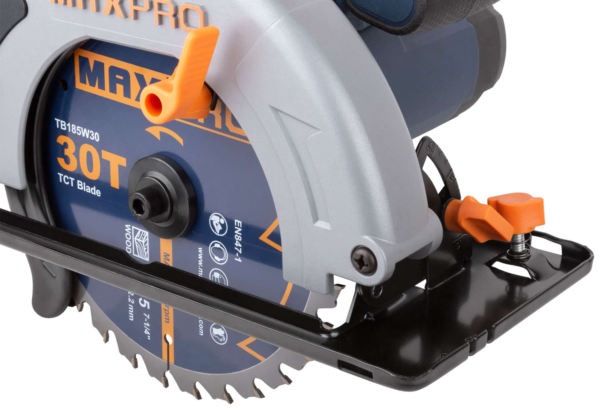 купить MAX-PRO Пила циркулярная 1400 Вт; 185/20 мм; 4700 об/мин; 4,3 кг; коробка