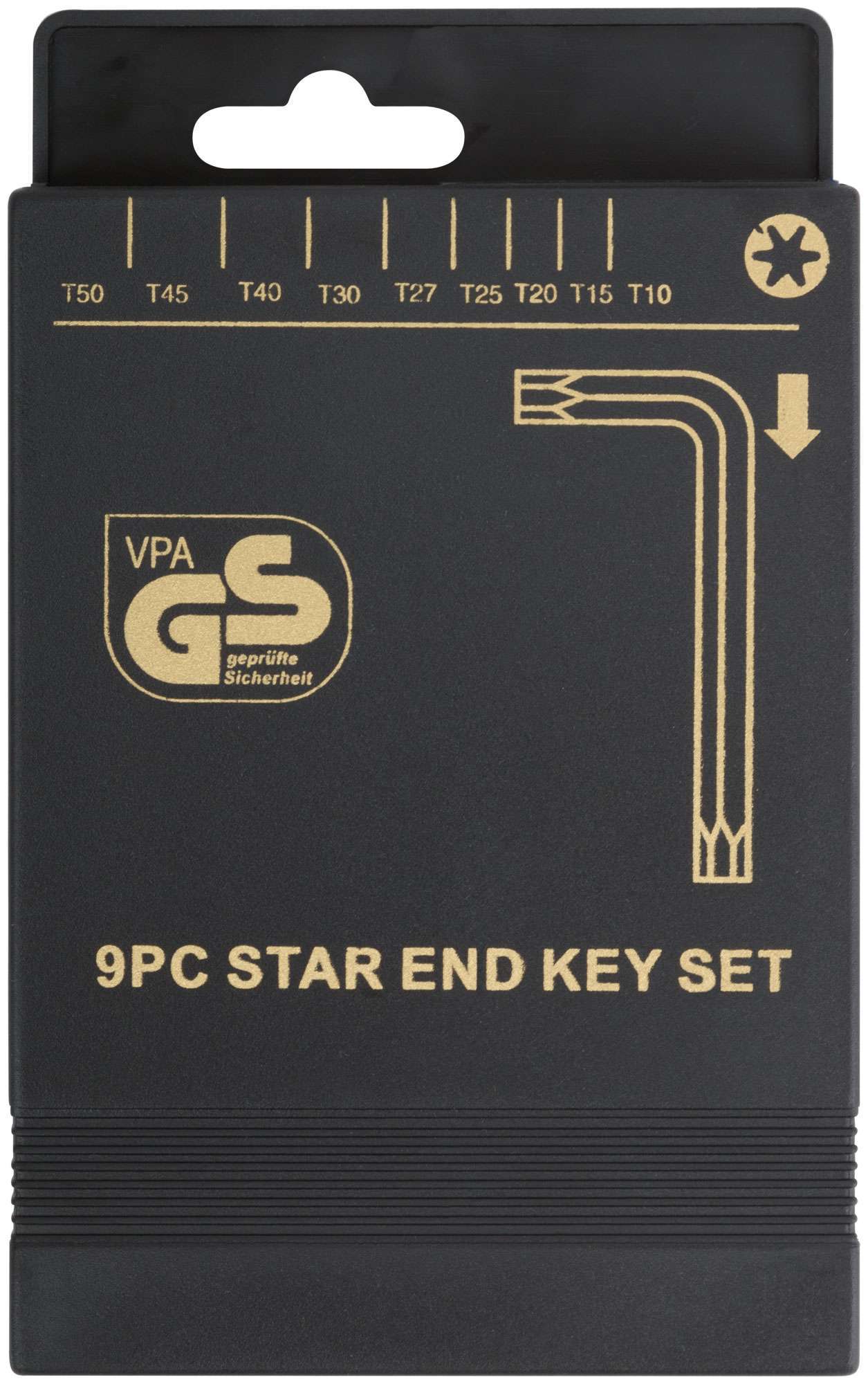 купить Ключи TORX 9 шт. CrV Т10-Т50 (в коробочке) Профи