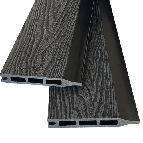 Заборная панель шип-паз ДПК EasyDecking 146×20×2210 3D Черное дерево