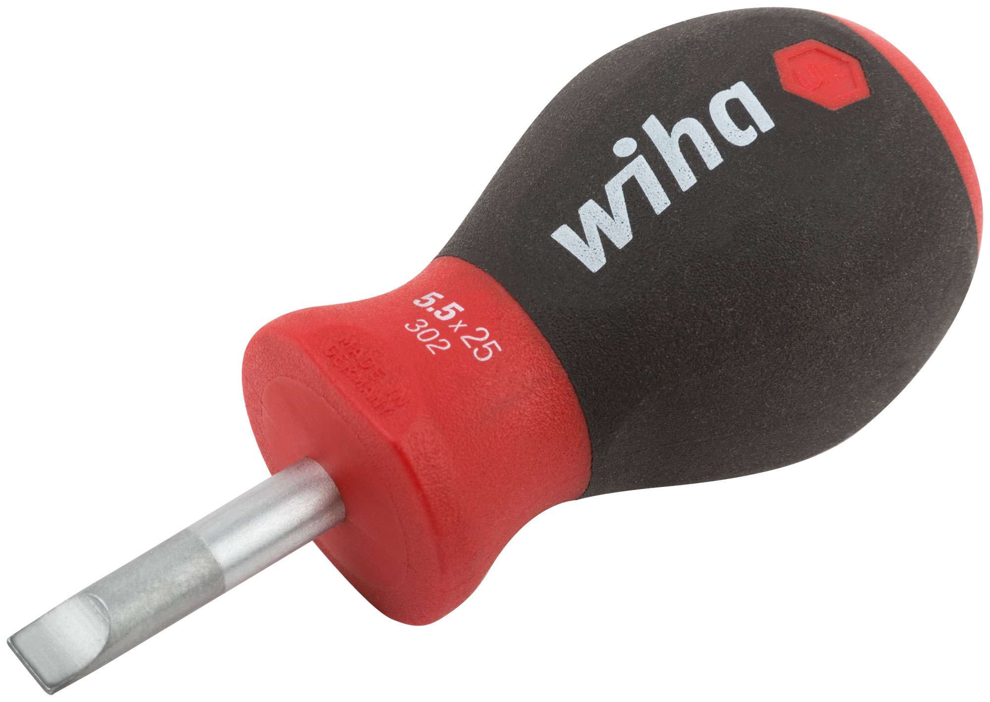 купить WIHA Отвертка SOFTFINISH, CrMo сталь, матовое хромирование SL5,5 x 25 мм