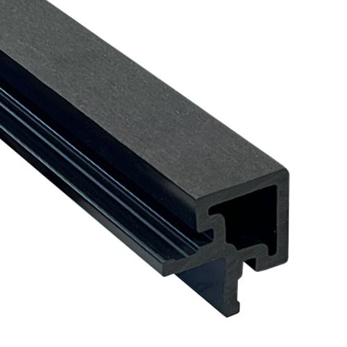 Угол для реечной панели EasyDecking 50×50×3010 Черное дерево