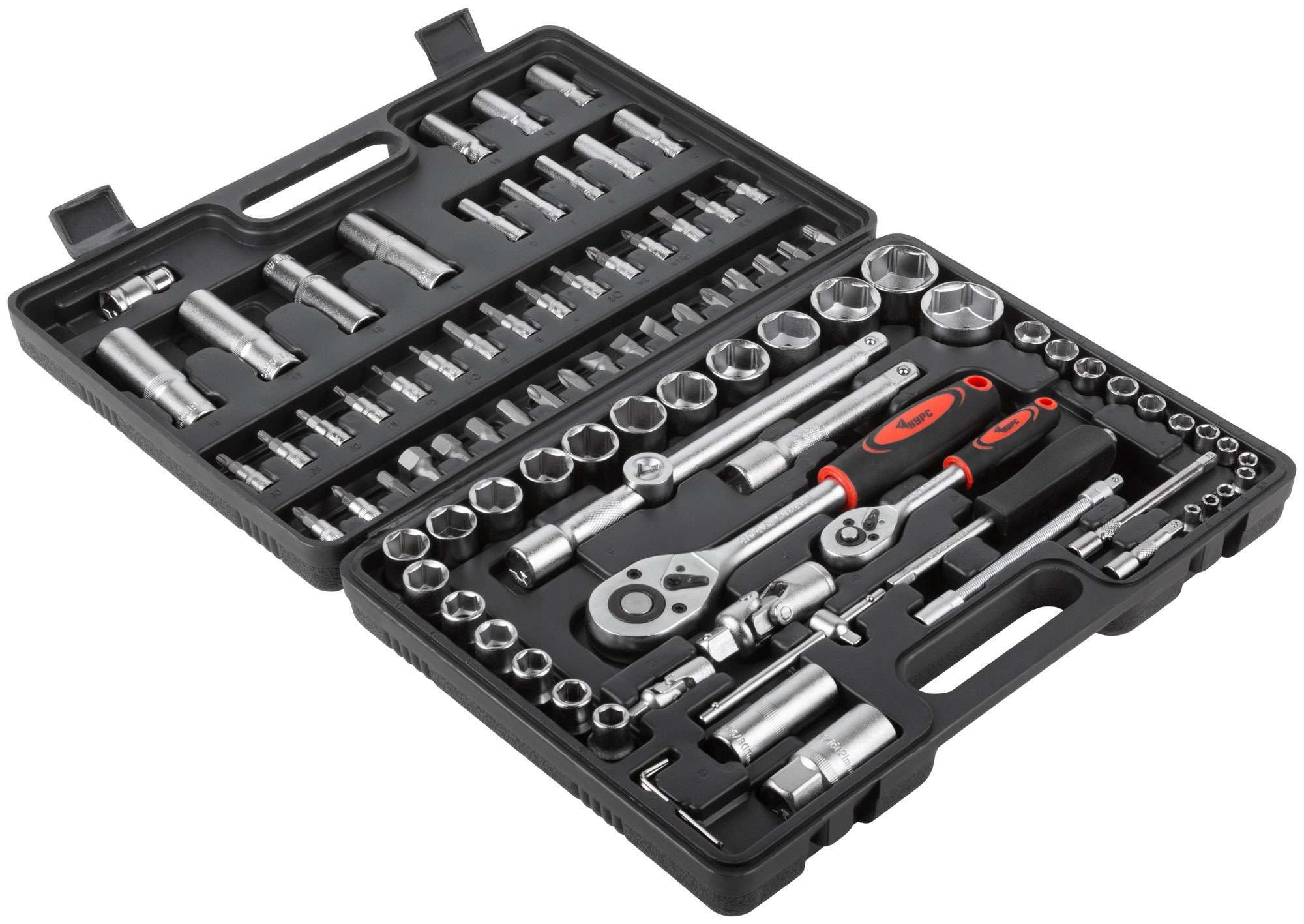 купить Набор инструмента автомобильный  94 шт. CrV 1/2"+1/4"