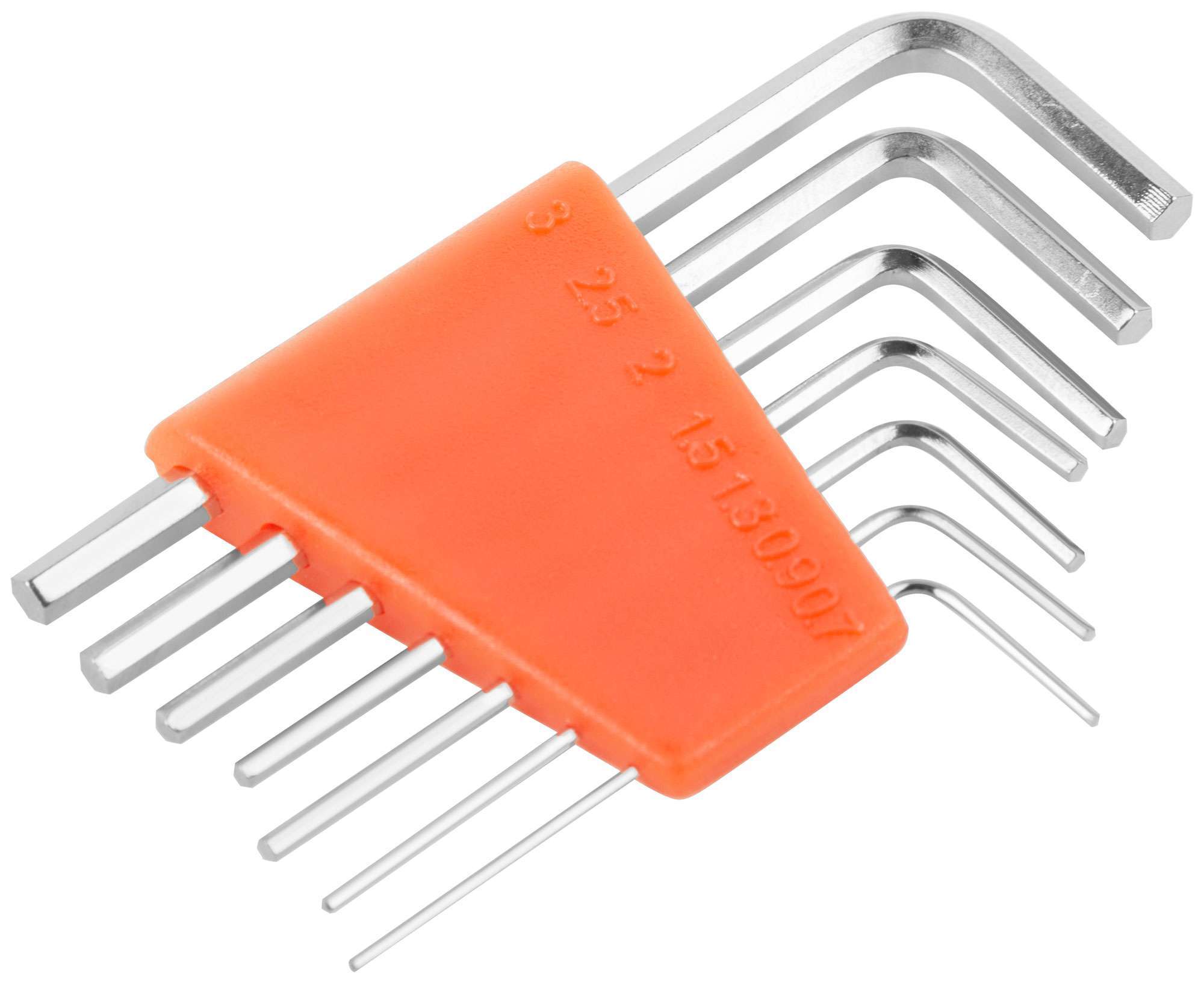 купить Ключи шестигранные HEX CrV 7 шт.( 0,7-3,0 мм ),пластиковый держатель
