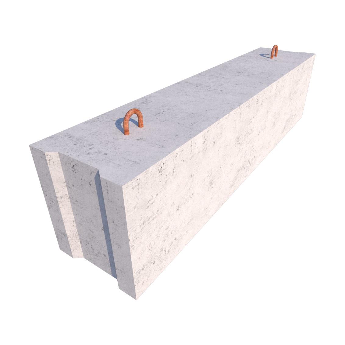Фундаментный блок бетонный ФБС 24.5.6-Т
