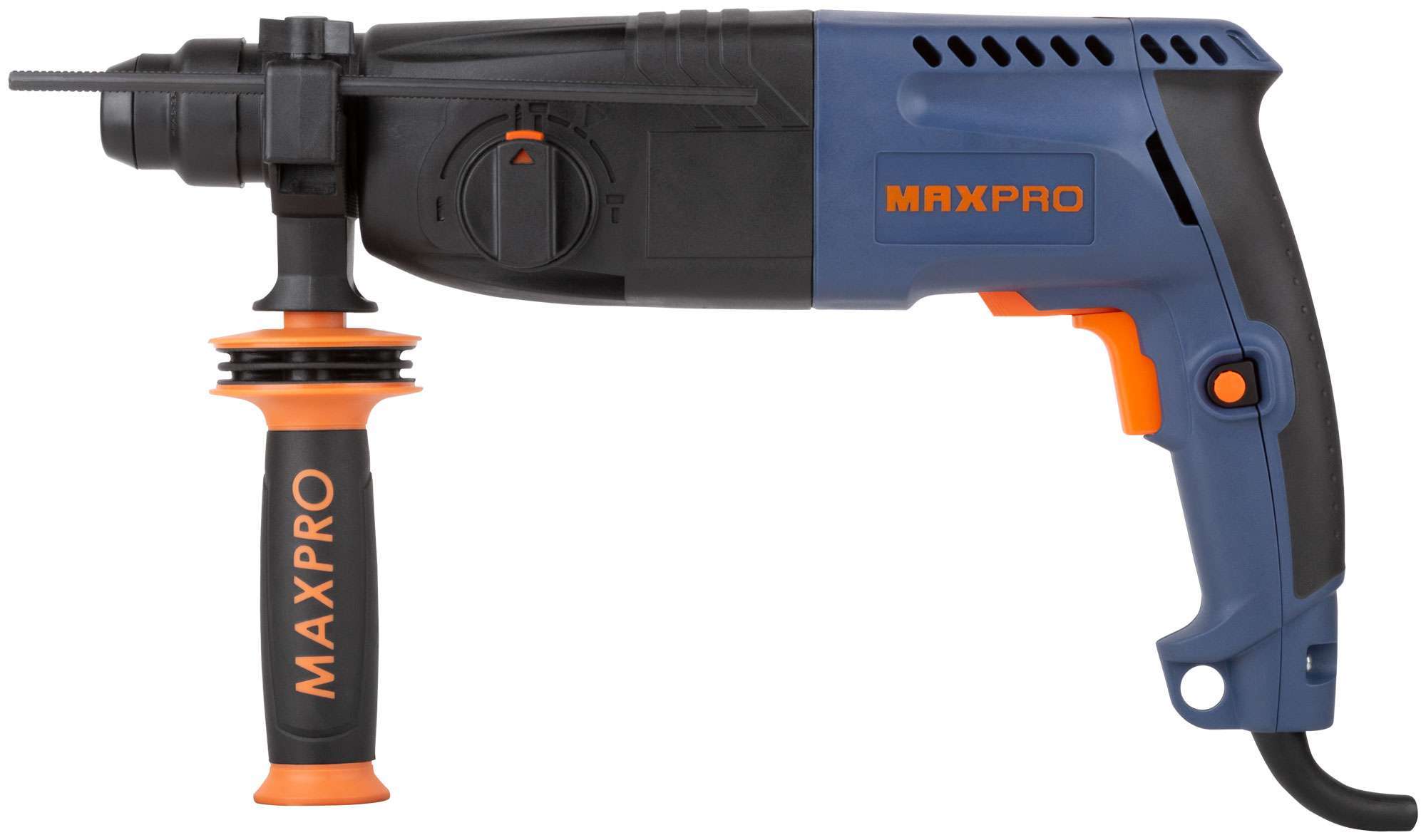 купить MAX-PRO Перфоратор монтажный 620 Вт; 0-1000 об/мин; 2,5 Дж; 3 режима; Д/Б/М-30/24/13; 2,8 кг; SDS-PLUS; антивибрационная ручка; резиновые вставки; рез
