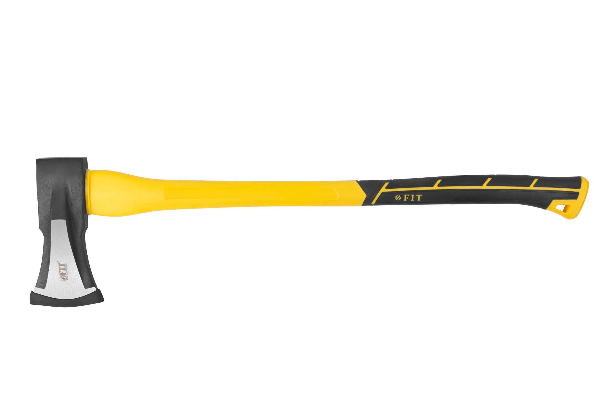 купить Топор-колун "ушастый" кованый, фиберглассовая длинная ручка 800 мм, 3000 гр.