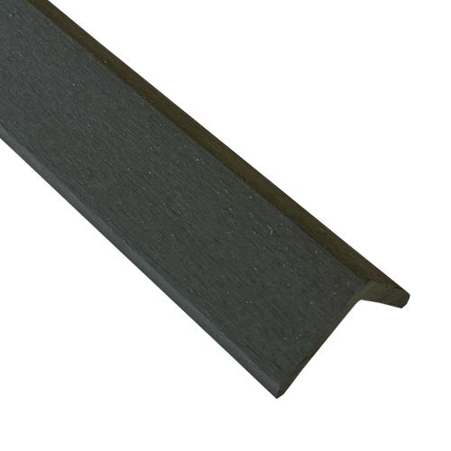 Угол EasyDecking 53×53×3010, шлифованный Черное дерево
