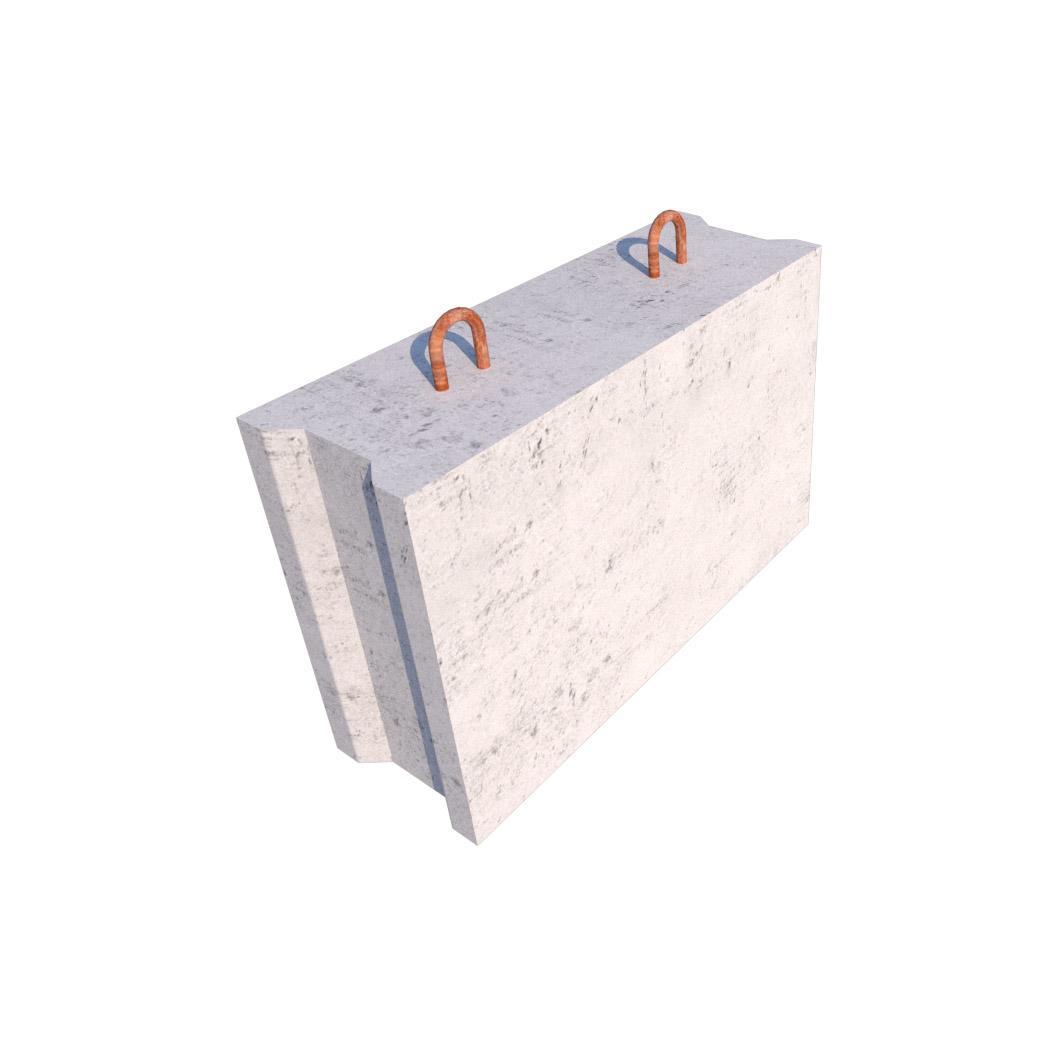 Фундаментный блок бетонный ФБС 9.3.6-Т