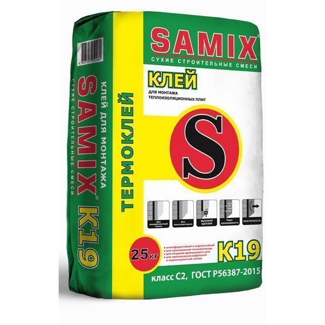 Клей монтажный SAMIX K19 Термоклей 25кг