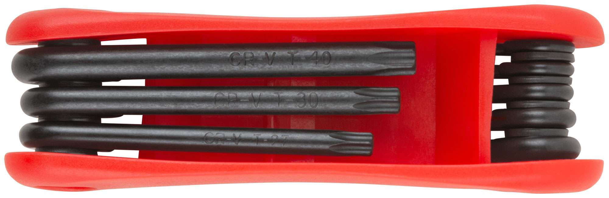 купить Ключи TORX 8 шт. CrV Т9-Т40 складные, пластиковый держатель