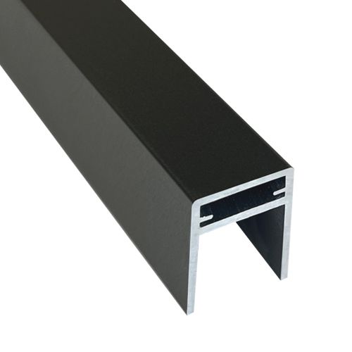 Алюминиевый П-профиль EasyDecking 35×25×3000 Черное дерево