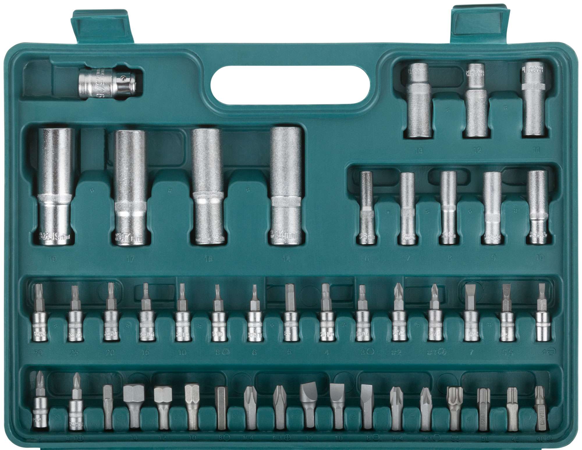 купить Набор инструмента автомобильный  94 шт. CrV 1/2"+1/4"