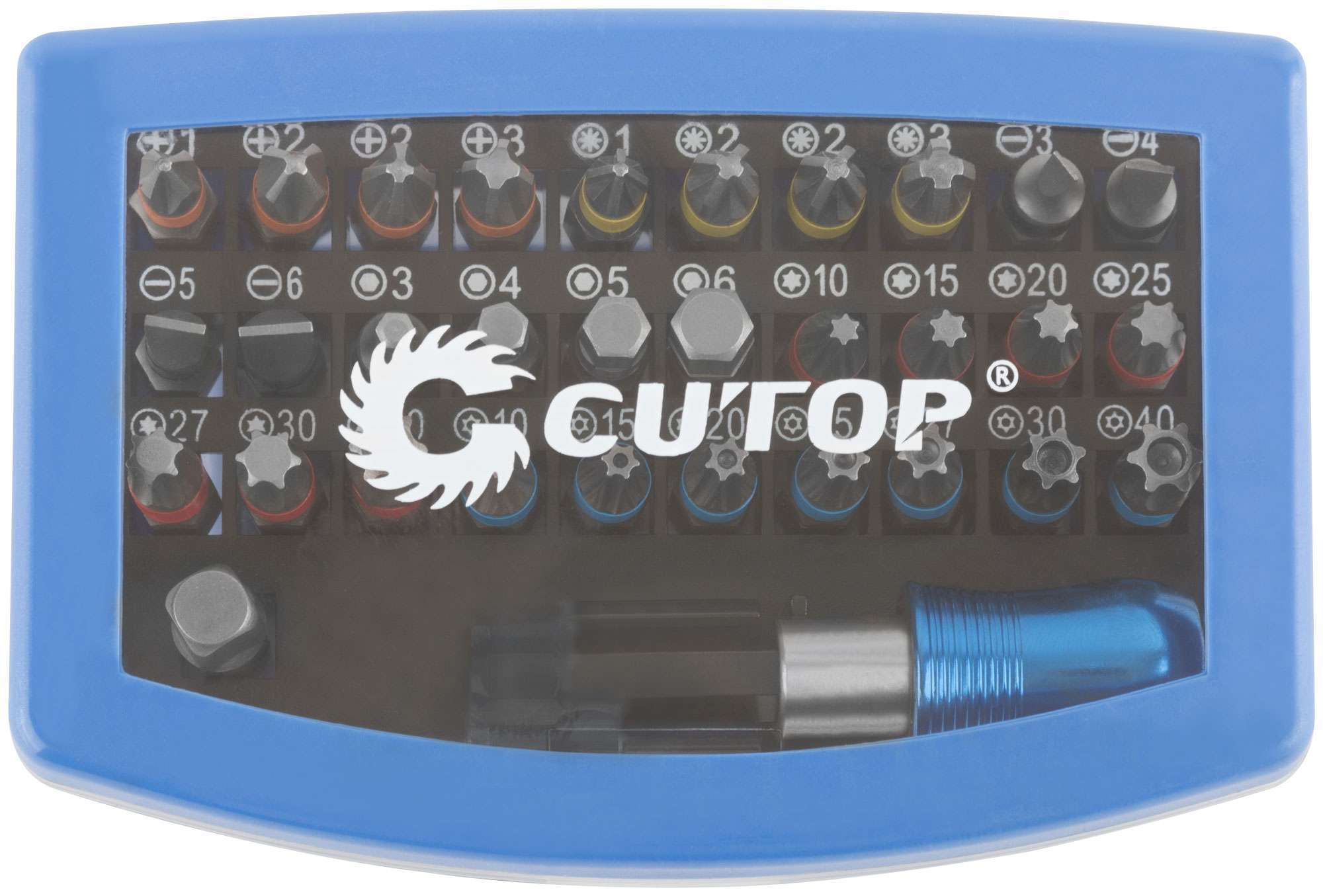 купить Набор бит в пластиковом боксе CUTOP Profi (32 предмета)