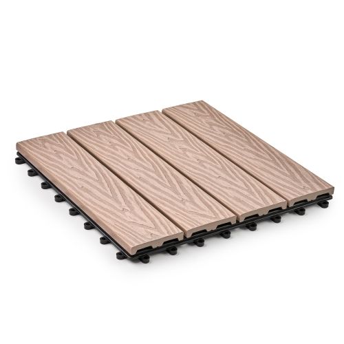 Садовая плитка EasyDecking 300*300*21 (в 1 уп.- 11 шт., 1м2)