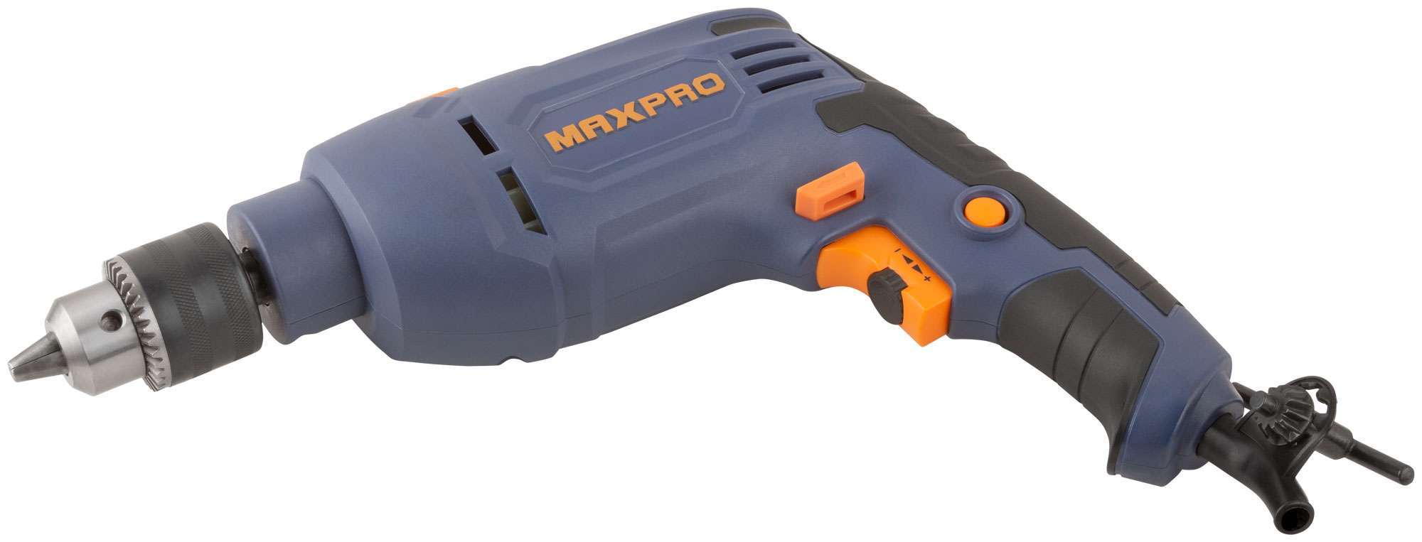 купить MAX-PRO Дрель ударная 710 Вт; 0-2800 об/мин; ключевой патрон 1,5-13 мм; 1,7 кг; антивибрационная ручка; резиновые вставки; кор.