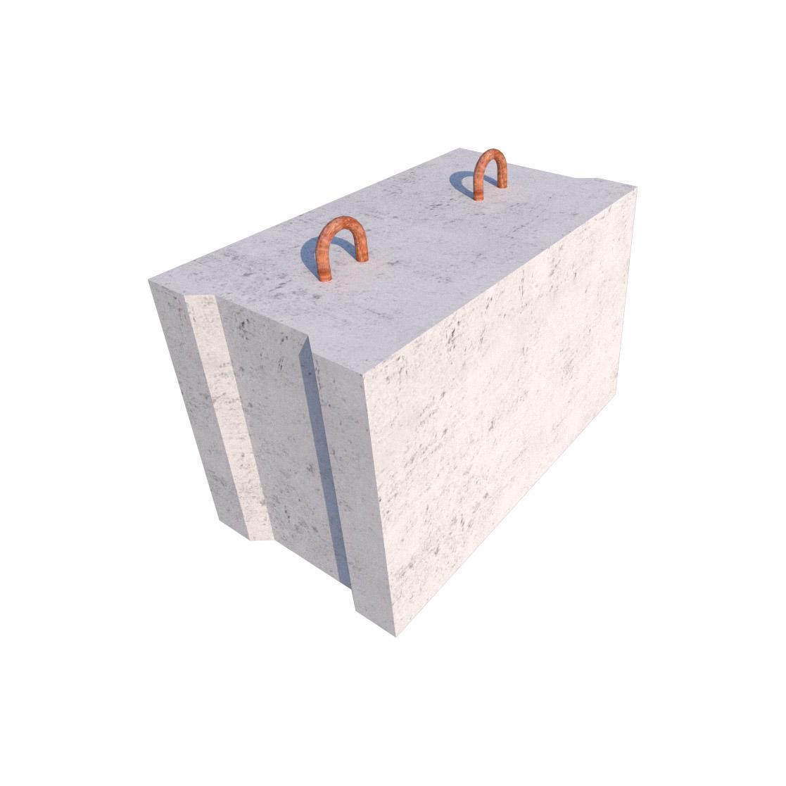 Фундаментный блок бетонный ФБС 9.5.6-Т