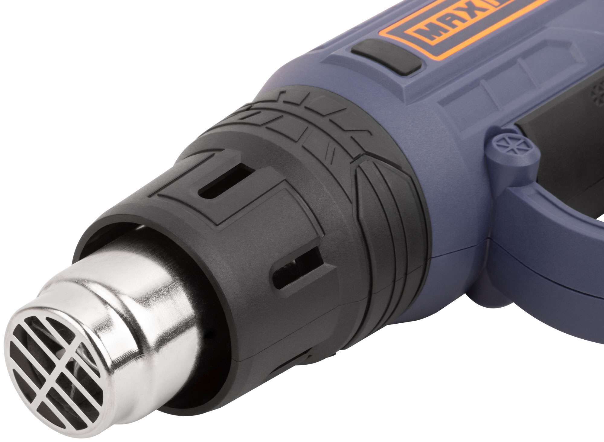 купить MAX-PRO Фен технический 2000 Вт; 60/350/600°C; 500 л/мин; 0,76 кг; резиновый кабель; резиновые вставки; кор.