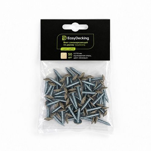 Винт самонарезающий EasyDecking 4,2*25 по дереву (50 шт.)